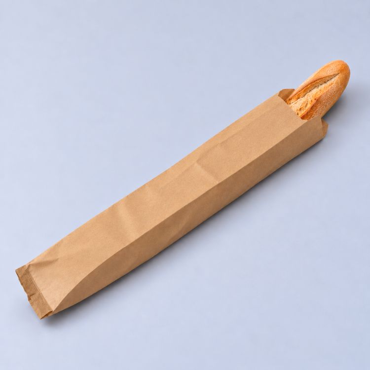 Bolsa papel kraft para pan